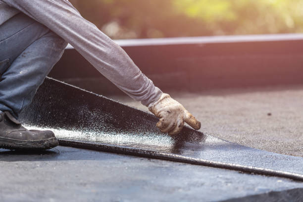 Professional Basement Waterproofing technician working in Avon, MN